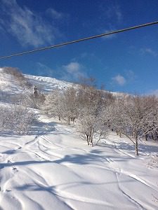 今シーズン初のスキー場